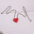 thumbnail image 2 of Collar con colgante en forma de corazón de ladrillo colorido para parejas, llavero de amistad, conjunto de joyas de rompecabezas hecho con elementos de San Valentín, 2 of 4
