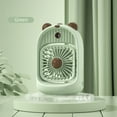 thumbnail image 2 of Feltree Mini USB Desktop Air Cooler and Humidifier with 4 Speeds, Portable Evaporative Cooler for Office Home and Student Use, Built-In Battery, Quiet Operation, 2 of 7