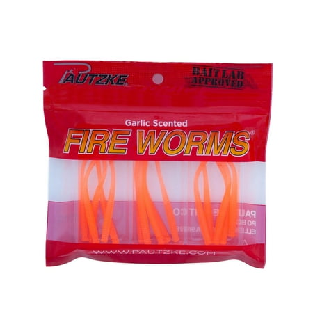 Pautzke FWORM/ORG Fire Worms Orange 15 Count 2 ? inches
