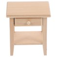 thumbnail image 3 of SHISUYAN 1 Set Miniature Bedside Table Model in Khaki Color Perfect for Children and Adults, 3 of 8
