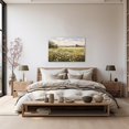 thumbnail image 3 of ZHONGYUTONG Retro Landscape Wall Art Wildflower Field Meadow Painting Prints French Country Canvas Pictures Rustic Botanical Farmhouse Wall Decor Framed (24.00" x 36.00"), 3 of 6