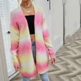 thumbnail image 6 of Women's Sweaters And Cardigans With Pockets Colorful Elegant Long Knitted Shirt Loose Sweater Cardigan Jacket Sweater Jacket, 6 of 9