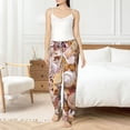 thumbnail image 4 of Balery Colorful Seashells Pantalones de pijama para mujer, pijamas ultraligeros, pantalones de estar por casa-3X-Large, 4 of 6