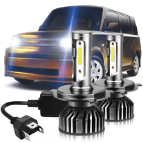 For Scion xB 2004 2005 2006 Combo LED Headlight High/Low Beam 6000K White Bulbs