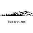 thumbnail image 2 of 2pcs Car Sticker Mountain forest Vinyl Car Sticker Truck Window Bumper Car Door Sticker Kayak Vinyl Decorative Body Sticker, 2 of 5