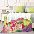thumbnail image 4 of Strawberry Shortcakes anti-pilling, suave, ligera, esponjosa y acogedora de lujo para hogar y cocina – Perfecta para niños y adultos,100X130cm, 4 of 6