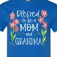 thumbnail image 4 of Inktastic Blessed to Be a Mom and Grandma Pink Flowers T-Shirt, 4 of 5