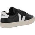 thumbnail image 3 of Tenis Veja Campo de piel en blanco y negro para mujer, 3 of 5