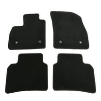 Ikon Motorsports Nylon Car Floor Mats Compatible with 2021-2025 Buick Envision, OE Fitment Style Black Driver Passenger Car Carpets, Front Rear 4PCS Full Set