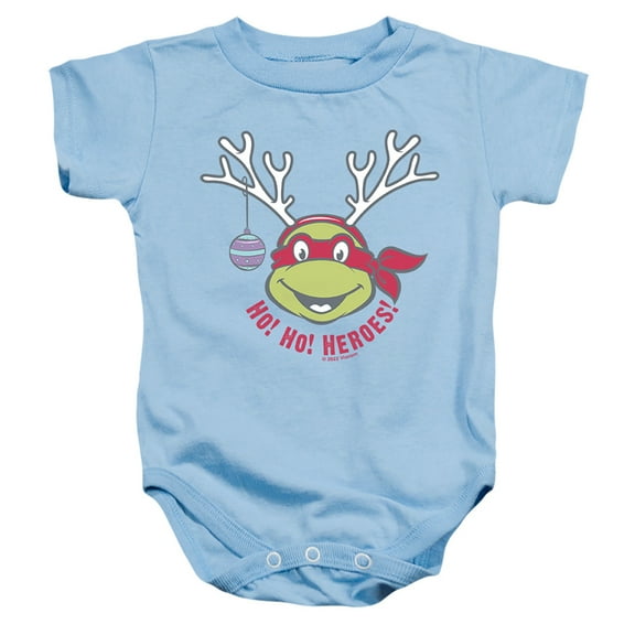 Teenage Mutant Ninja Turtles Ho Ho Heroes Christmas Reindeer Unisex Infant Snap Suit for Baby
