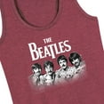 thumbnail image 3 of The Beatles - Group - Women's Racerback Tank, 3 of 6