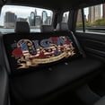 thumbnail image 7 of Uourmeti USA Flag Pattern with Floral & Vintage Scrollwork Design Rear Seat Covers with SUV Van, Soft Non-Slip Back Seat Covers(2pcs), 7 of 7