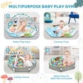 thumbnail image 3 of Colchoneta de gimnasio para bebés Jyusmile 8 en 1 Tummy Time con 6 juguetes, 3 of 7