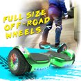 thumbnail image 2 of HOVERSTAR Hoverboard - Patinete Eléctrico para Niños, 6.5 Pulgadas y 9 mph, Todo Terreno con Autoequilibrio, Altavoz Bluetooth y Luces LED, Hasta 165 lbs (75 kg), 2 of 5