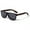 Black Frame With Dark Brown, variant on Mens Womens Bamboo Sunglasses Wooden Retro Vintage Wood Mirror Polarized Glasses