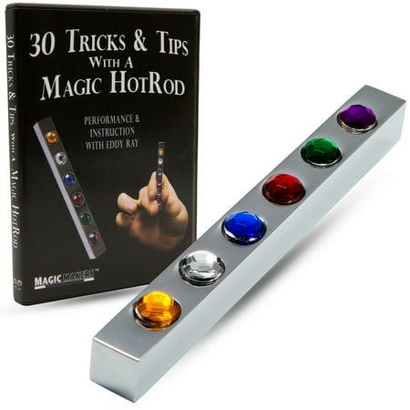 - Magic Makers Metal Gem HotRod - Silver HotRod with Blue Force - Magic Training Guide Included