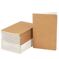 thumbnail image 1 of Cuadernos EUSOAR Kraft 24 Paquetes A5 5.5' x 8.3' Tapa Blanda Marrón, 1 of 3