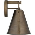 thumbnail image 5 of Quoizel Hyde 1-Light Burnished Bronze Outdoor Wall Lantern, 5 of 5