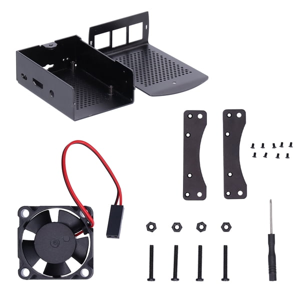 Carcasa de Disipación de Calor Carcasa Raspberry Pi 2 Carcasa de Disipación de Calor Carcasa Protectora de Refrigeración de aleación de Aluminio para Raspberry Pi Chasis ANGGREK Otros