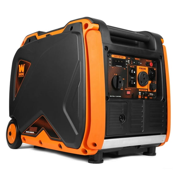WEN Super Quiet 4500-Watt RV-Ready Portable Inverter Generator with Fuel Shut-Off (56450i)