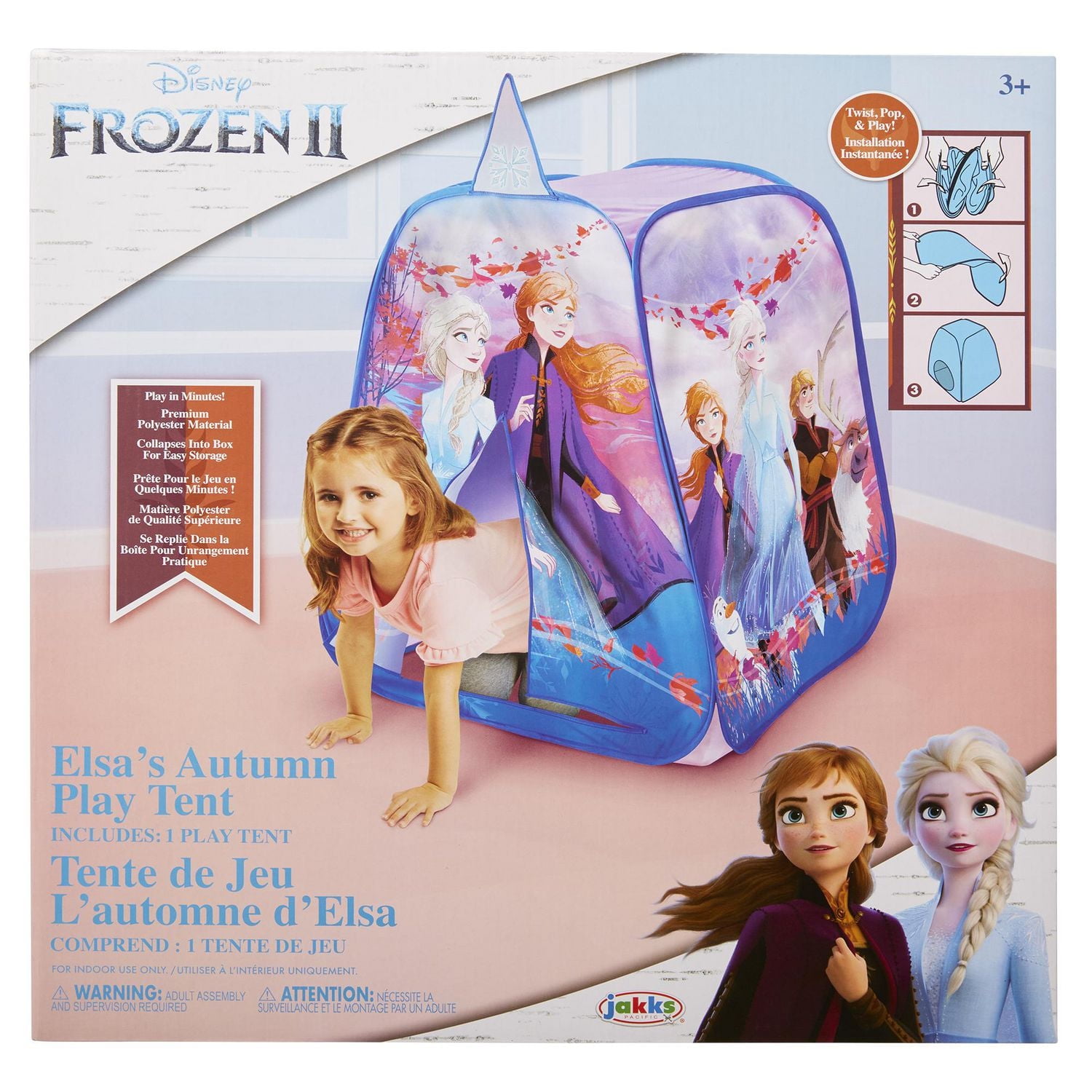 Tente aux personnages la reine des neiges 2