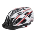 thumbnail image 1 of tamizeot Bike Helmet Taillight Riding Hat Integrally-molded Man Lady Adjustable Cap Rear Light for Motorbike Sport White Red 1Set, 1 of 6
