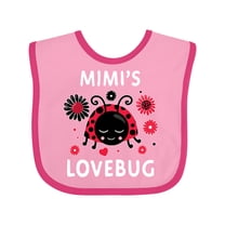 Inktastic Valentine's Day Mimi's Lovebug Boys or Girls Baby Bib