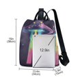 thumbnail image 3 of FORMRS Women's Travel Backpack Purse Anti-Theft Hidden Pockets Casual Shoulder Bag, Purple UFO, 3 of 7