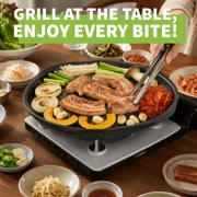 TeChef - Korean BBQ Nonstick Grill Pan, KBBQ Grill Pan, Made in Korea