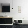 thumbnail image 2 of The Stupell Home Decor Collection Bathroom Rules Tan and White Distressed Overlay Typography Canvas Wall Art, 2 of 6