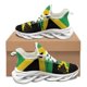 thumbnail image 1 of Zapatos vulcanizados suaves con estampado de la bandera de Jamaica, unisex, para otoño e invierno, con absorción de impactos, antideslizantes, de moda, clásicos, para caminar., 1 of 6