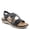 BLACK, variant on Women's CROSSBEAM Cross Over Sandals