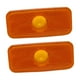 thumbnail image 3 of 2 luces de laterales, luces de posición laterales, repuestos multiusos, LED ámbar resistente, reemplazo directo para RV 1671689 MK7, 3 of 9