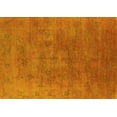 thumbnail image 1 of Ahgly Company Machine Washable Indoor Rectangle Oriental Yellow Industrial Area Rugs, 7' x 9', 1 of 4