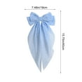 thumbnail image 3 of Bow Curtain Tiebacks with Bowknots | Set of 1 | Holiday Wedding Party Decorations for Home | 7.48x15.75 Inches | Pink Red Blue Green Yellow Beige Coffee Purple, 3 of 9
