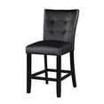 thumbnail image 2 of Steve Silver Markina Black Vinyl Counter Chair, 2 of 6