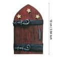 thumbnail image 2 of Wooden Fairy Door Decoration - Craft Wood, Indoor/Outdoor, for Garden & DIY Gifts, 2 of 3