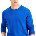 thumbnail image 2 of Alfani Men's Moisture Wicking Pajama Sweatshirt Blue Size X-Large, 2 of 3