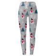 thumbnail image 4 of Kcodviy Women Christmas Print Tights Leggings Control Yoga Sport Leggings For Women High Waisted Leggings Girls Leggings Galaxy Leggings for Women plus Size Women plus Size Leggings 3x Warm Clothes fo, 4 of 4