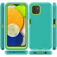 thumbnail image 6 of NIFFPD Samsung Galaxy A03 Case with Screen Protector Full-Body Shockproof Phone Case for Galaxy A03 Green&Yellow, 6 of 6