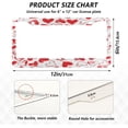 thumbnail image 4 of GZHJMY Valentine's Day Heart License Plate Frames, License Plate Covers, 2 Packs Universal Aluminum Tag Frame with 2 Holes & Screw Caps for Front and Rear Car Tags, Elliptical Hole Decorative, 4 of 7