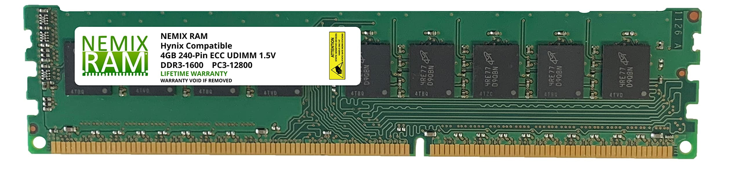 HMT451U7AFR8C-PB Hynix Replacement 4GB DDR3-1600 PC3-12800 ECC