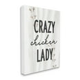 thumbnail image 3 of Stupell Industries Crazy Chicken Lady Country Rustic Farm Design Graphic Art Gallery Wrapped Canvas Print Wall Art, Design by Daphne Polselli, 3 of 7