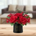 thumbnail image 5 of Artificial s False in Vase Decorative with Pot garden and Table Party Decor - Red, 5 of 7