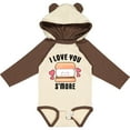 thumbnail image 3 of Inktastic I Love You Smore with Cute Food Valentine Girls Long Sleeve Baby Bodysuit, 3 of 5
