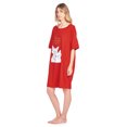 thumbnail image 2 of Casual Nights Women's Short Sleeve Printed Dorm Sleep Tee, 2 of 2