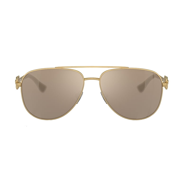 Versace Kids VK 2002 10025A Gold Metal Aviator Sunglasses Brown Mirror Lens Versace VK 2002 10025A , Buy Online at Gaffos.com main image 2