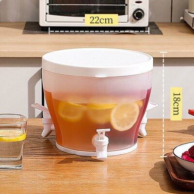 

4.5L Cold Kettle With Faucet Cold Ice Water Cool Bucket Food-grade PP Water Bottle Refrigerator Ice Water Teapot Home Supplies