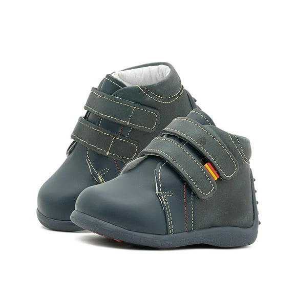 Zapato Botín Piel Andanenes Para Niño Primeros Pasos Marino azul marino 15