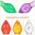 thumbnail image 4 of Miangastore 100pcs Ceramic Christmas Tree Replacement Lights: Multi-Color Twist Bulbs For Diy Holiday Decorations - Plastic Twist Style Bulb Ornaments, 4 of 8